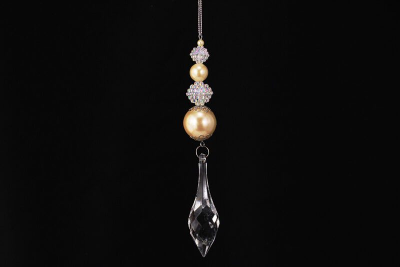 Acrylic Crystal Drop Hanging Ornament